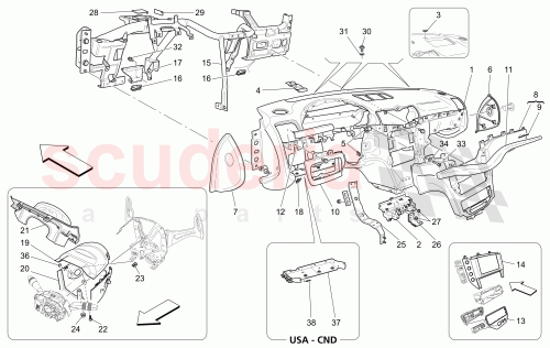 Part Diagram for Maserati 68236001