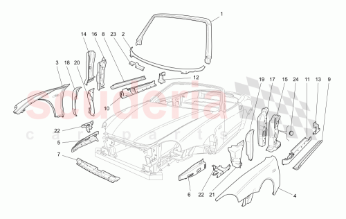 Part Diagram for Maserati 1001965