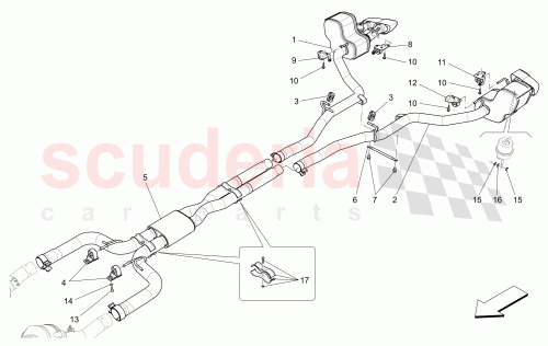 Part Diagram for Maserati 673003136