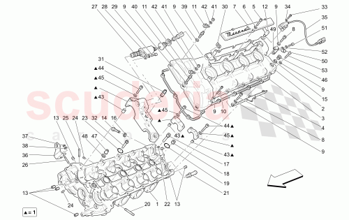 Part Diagram for Maserati 321187
