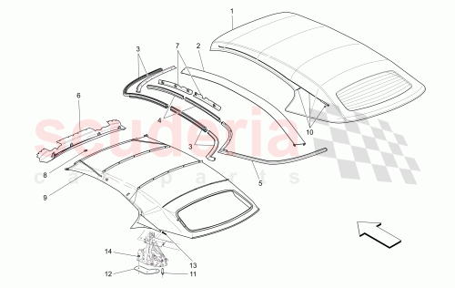 Part Diagram for Maserati 83468300