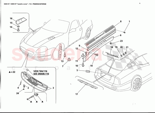 Part Diagram for Maserati 386100132