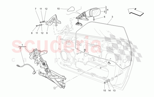 Part Diagram for Maserati 186196