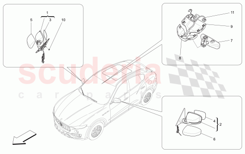 Part Diagram for Maserati 673005306