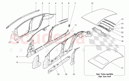 Part Diagram for Maserati 670031350