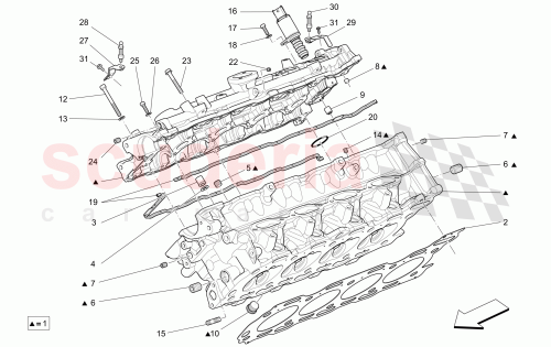Part Diagram for Maserati 673009080