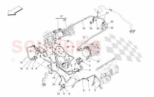 Part Diagram for Maserati 297998
