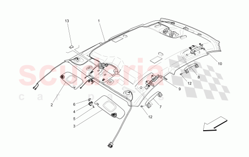 Part Diagram for Maserati 670071298