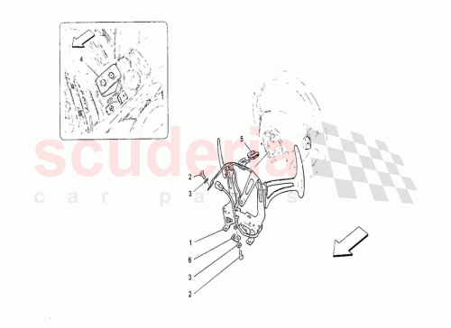 Part Diagram for Maserati 261434