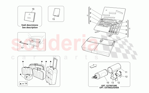 Part Diagram for Maserati 69265100