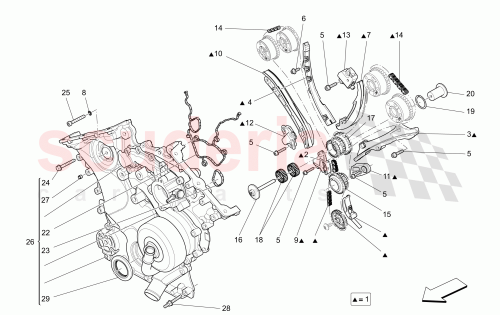 Part Diagram for Maserati 910507