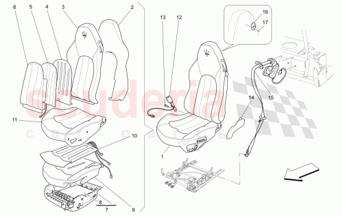 Part Diagram for Maserati 982751542