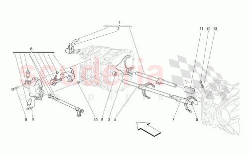 Part Diagram for Maserati 203071