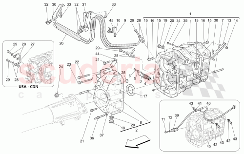 Part Diagram for Maserati 10263460