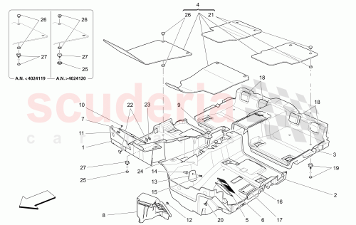 Part Diagram for Maserati 673002897