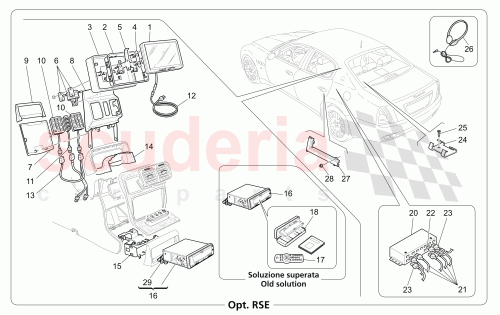 Part Diagram for Maserati 68479500
