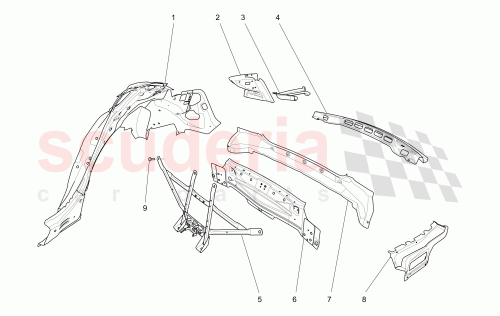 Part Diagram for Maserati 673000387