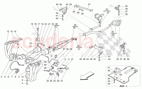 Part Diagram for Maserati 183796