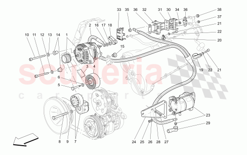 Part Diagram for Maserati 248334