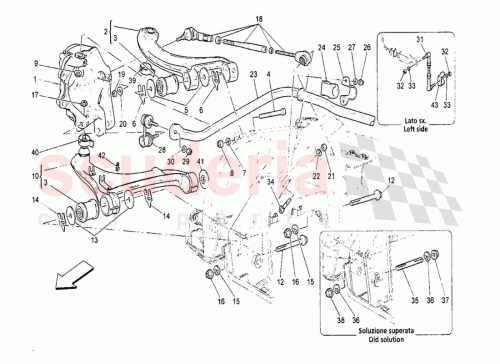 Part Diagram for Maserati 260766