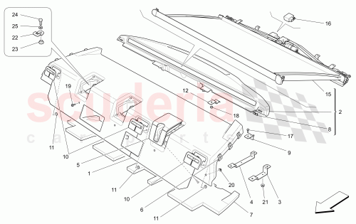 Part Diagram for Maserati 670065091