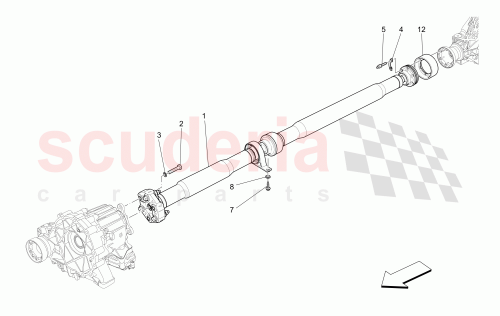 Part Diagram for Maserati 670008543