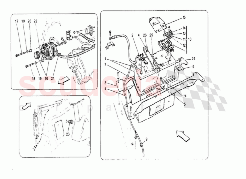 Part Diagram for Maserati 673001440