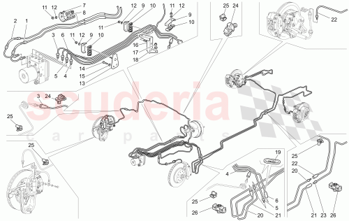 Part Diagram for Maserati 207441