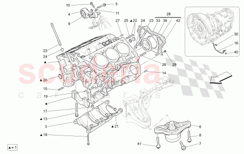 Part Diagram for Maserati 670035588