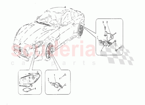 Part Diagram for Maserati 11625824