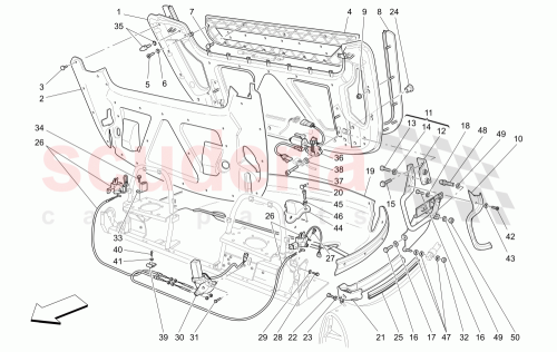 Part Diagram for Maserati 69929507
