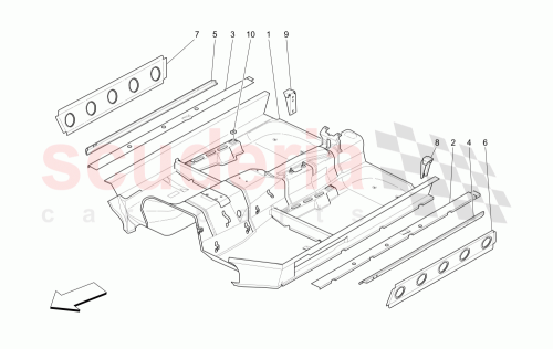 Part Diagram for Maserati 980138293