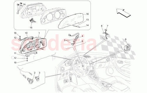 Part Diagram for Maserati 13273977