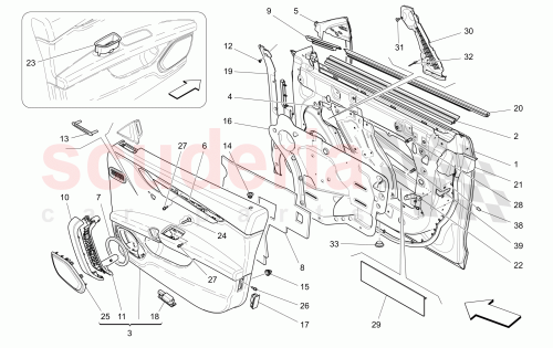 Part Diagram for Maserati 673001453