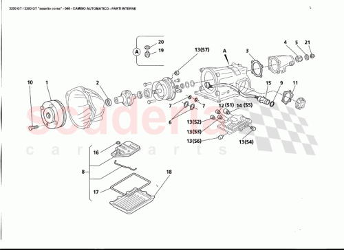Part Diagram for Maserati 374831331
