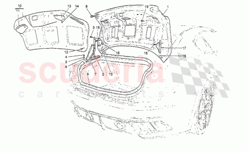 Part Diagram for Maserati 80150500