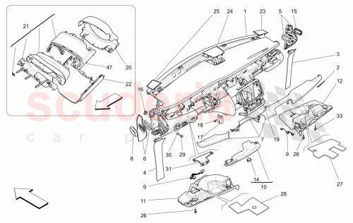 Part Diagram for Maserati 670040885