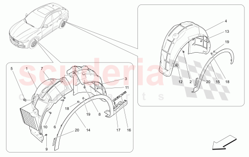 Part Diagram for Maserati 670102312