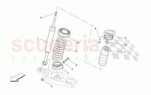 Part Diagram for Maserati 670102915