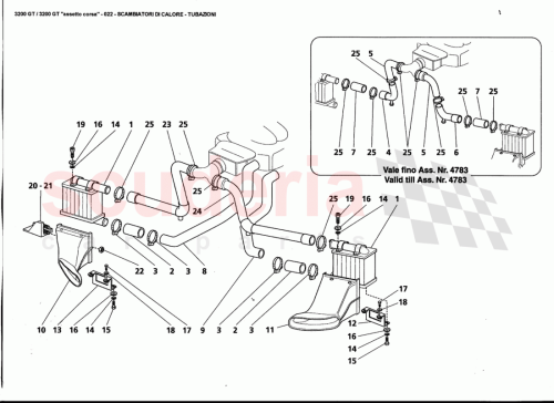 Part Diagram for Maserati 382000151