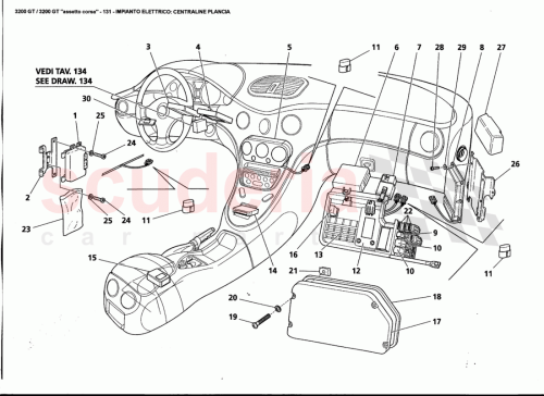 Part Diagram for Maserati 388100433