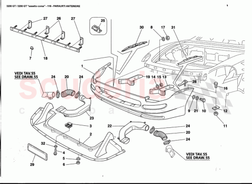 Part Diagram for Maserati 60588997