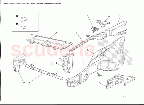 Part Diagram for Maserati 381300239