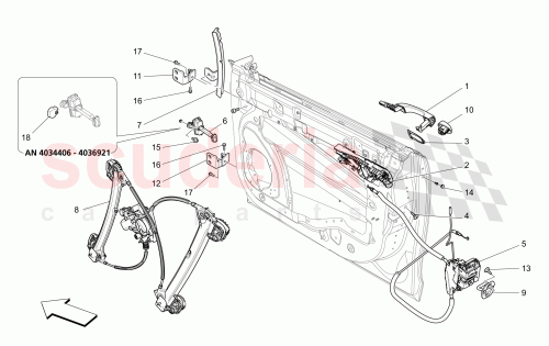 Part Diagram for Maserati 675000160