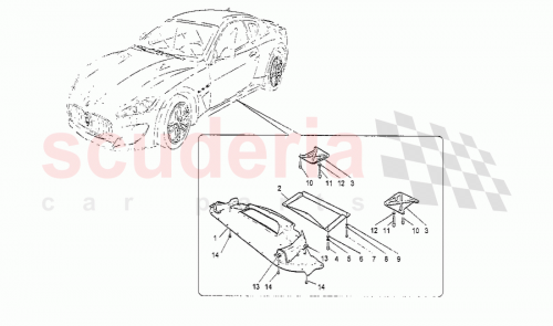 Part Diagram for Maserati 15970324
