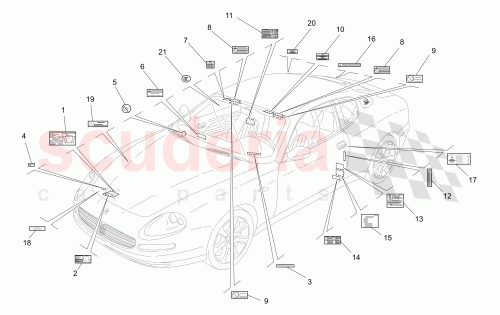 Part Diagram for Maserati 220214