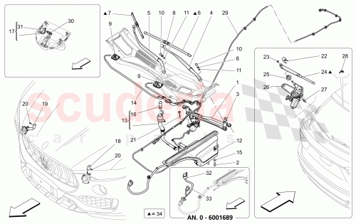 Part Diagram for Maserati 670032342