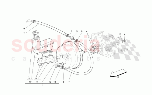 Part Diagram for Maserati 980138136