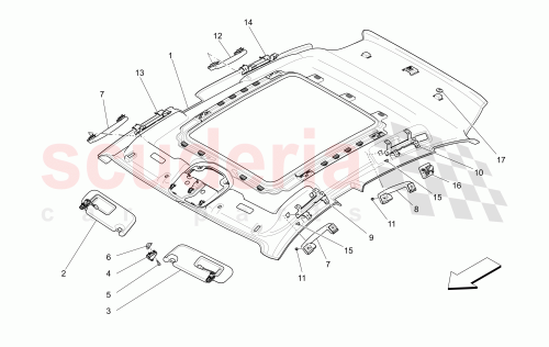 Part Diagram for Maserati 670048035