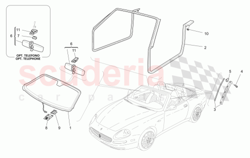 Part Diagram for Maserati 65956200